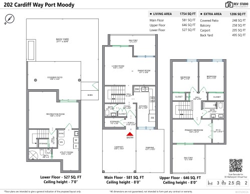 202 Cardiff Way, Port Moody, BC 