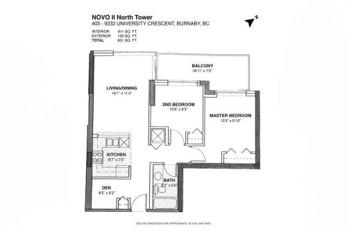 403-9232 University Crescent, Burnaby, BC 