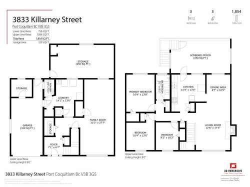 3833 Killarney Street, Port Coquitlam, BC 