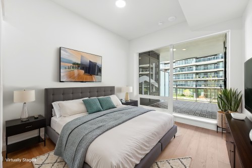 206-6811 Pearson Way, Richmond, BC - Indoor Photo Showing Bedroom