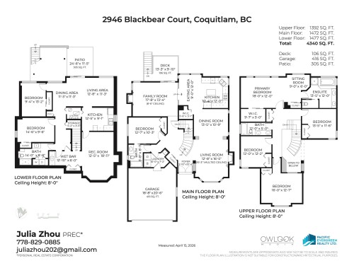 2946 Blackbear Court, Coquitlam, BC 
