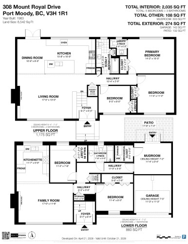 308 Mount Royal Drive, Port Moody, BC 