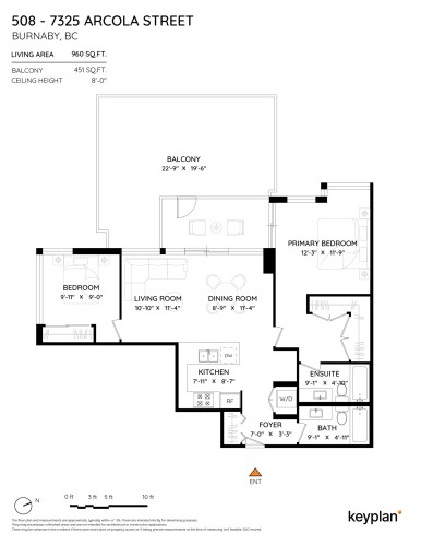 508-7325 Arcola Street, Burnaby, BC 