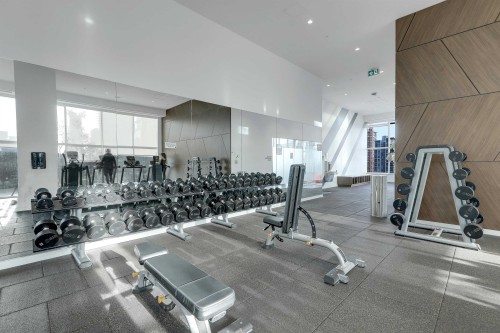 5008-1955 Alpha Way, Burnaby, BC - Indoor Photo Showing Gym Room