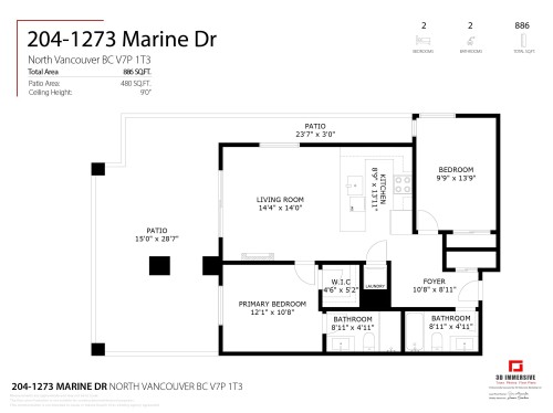 204-1273 Marine Drive, North Vancouver, BC 