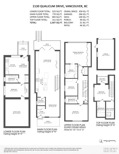 2130 Qualicum Drive, Vancouver, BC 