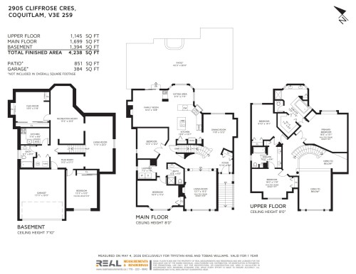 2905 Cliffrose Crescent, Coquitlam, BC 
