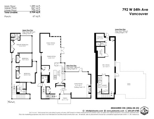 792 54Th Avenue W, Vancouver, BC 