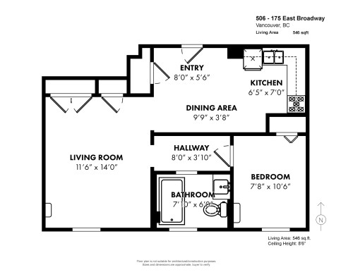 506-175 Broadway E, Vancouver, BC 