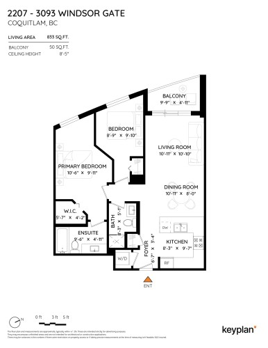 2207-3093 Windsor Gate, Coquitlam, BC 