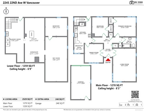 2245 22Nd Avenue W, Vancouver, BC 