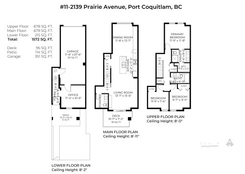 11-2139 Prairie Avenue, Port Coquitlam, BC 