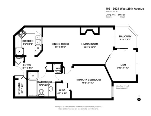 406-3621 26Th Avenue W, Vancouver, BC 