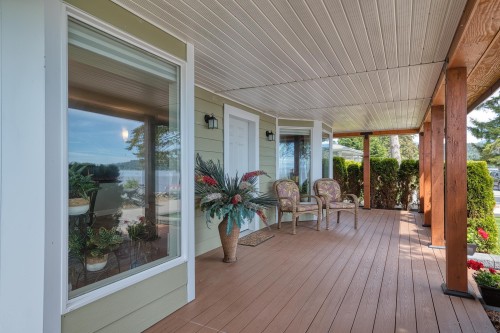 5760 Boulevard Street, Sechelt, BC - Outdoor With Deck Patio Veranda With Exterior