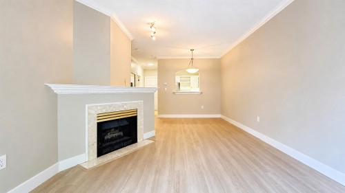 211-2985 Princess Crescent, Coquitlam, BC - Indoor With Fireplace