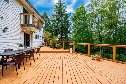 7460 Burnham Court, Burnaby, BC - Outdoor With Deck Patio Veranda With Exterior