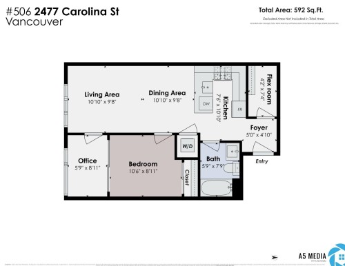 506-2477 Carolina Street, Vancouver, BC 