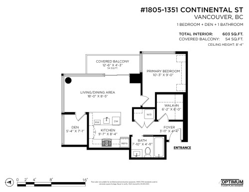 1805-1351 Continental Street, Vancouver, BC 