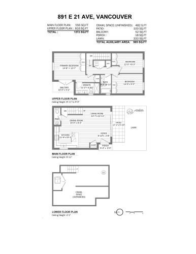 891 21St Avenue E, Vancouver, BC 