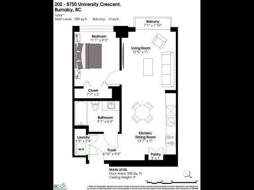 202-8750 University Crescent, Burnaby, BC 