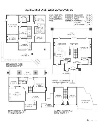 3673 Sunset Lane, West Vancouver, BC 