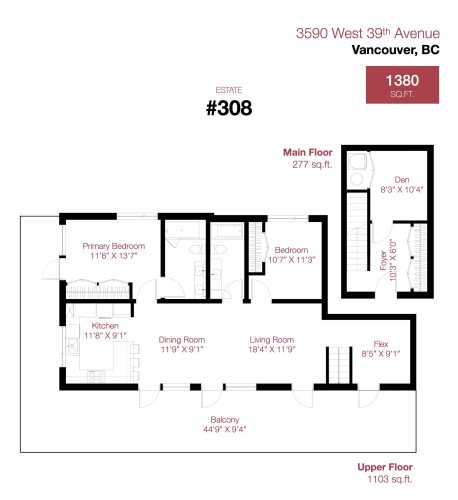308-3590 39Th Avenue W, Vancouver, BC 