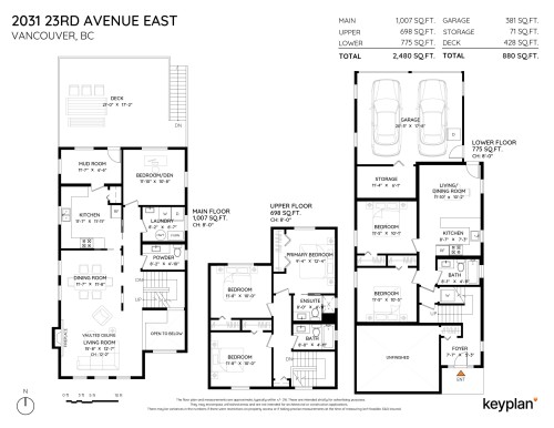 2031 23Rd Avenue E, Vancouver, BC 