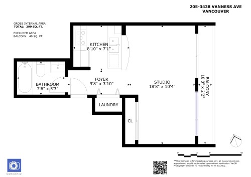 205-3438 Vanness Avenue, Vancouver, BC 