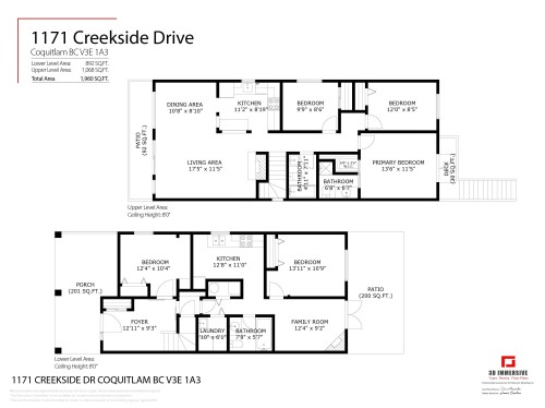1171 Creekside Drive, Coquitlam, BC 