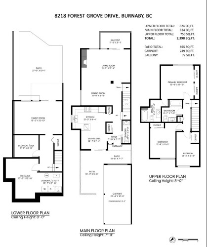 8218 Forest Grove Drive, Burnaby, BC 