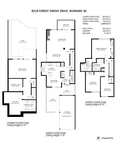 8218 Forest Grove Drive, Burnaby, BC 