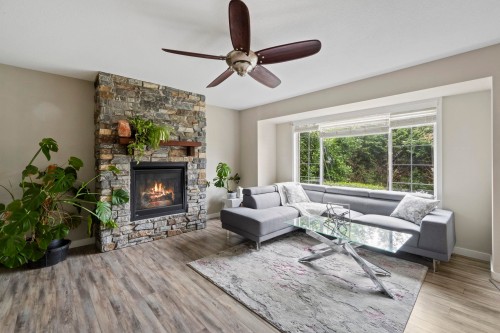 12326 234 Street, Maple Ridge, BC - Indoor Photo Showing Living Room With Fireplace