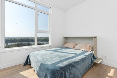 2107-8538 River District Crossing, Vancouver, BC - Indoor Photo Showing Bedroom