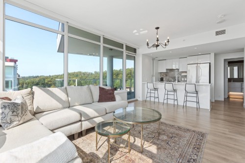 2107-8538 River District Crossing, Vancouver, BC - Indoor Photo Showing Living Room