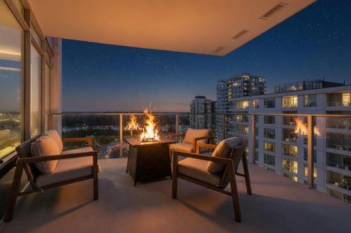 2107-8538 River District Crossing, Vancouver, BC - Outdoor With View