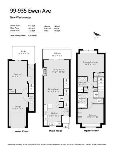 99-935 Ewen Avenue, New Westminster, BC 