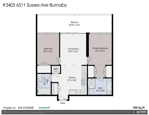 3405-6511 Sussex Avenue, Burnaby, BC 