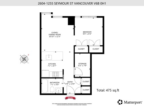 2604-1255 Seymour Street, Vancouver, BC 