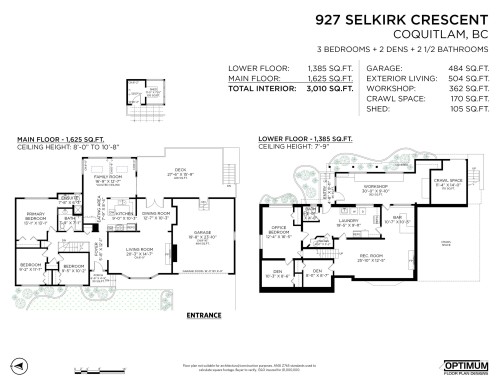 927 Selkirk Crescent, Coquitlam, BC 