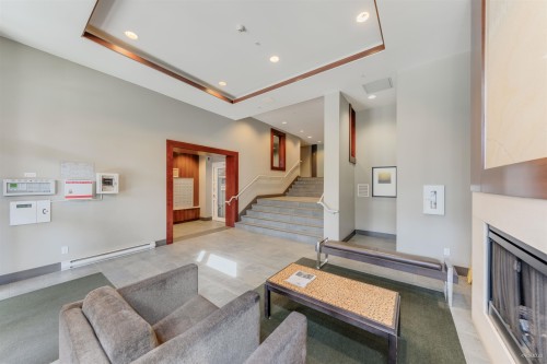 228-9373 Hemlock Drive, Richmond, BC - Indoor Photo Showing Other Room With Fireplace