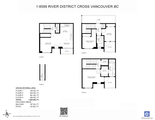 1-8599 River District Crossing, Vancouver, BC 