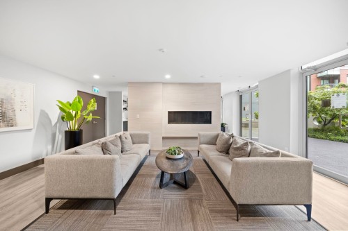 3559 Kent Avenue North E, Vancouver, BC - Indoor Photo Showing Living Room With Fireplace
