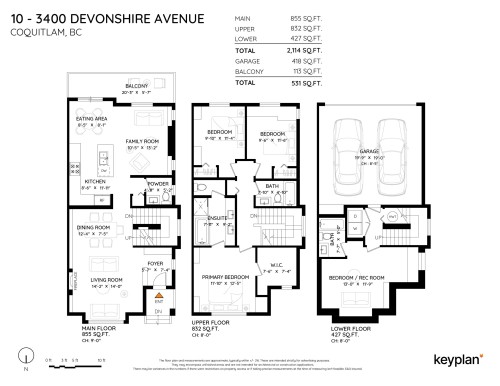 10-3400 Devonshire Avenue, Coquitlam, BC 