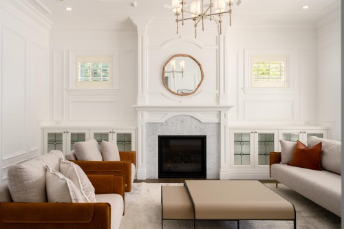 1093 Wolfe Avenue, Vancouver, BC - Indoor Photo Showing Living Room With Fireplace