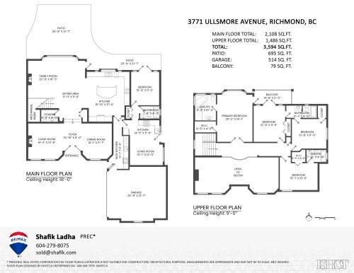 3711 Ullsmore Avenue, Richmond, BC 