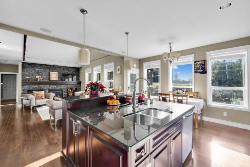 26500 124 Avenue, Maple Ridge, BC - Indoor Photo Showing Kitchen With Double Sink With Upgraded Kitchen