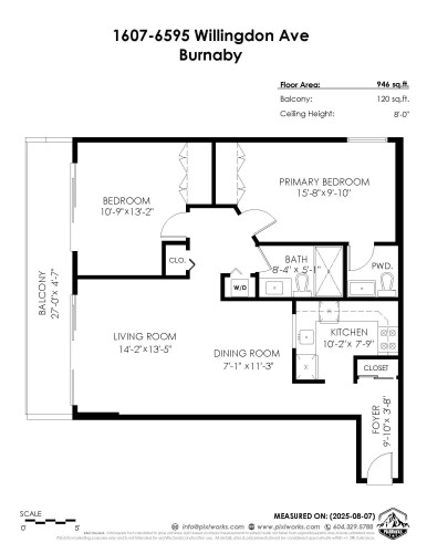 1607-6595 Willingdon Avenue, Burnaby, BC 