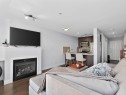 411-3255 Smith Avenue, Burnaby, BC  - Indoor Photo Showing Living Room With Fireplace 
