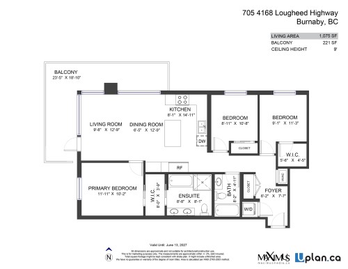 705-4168 Lougheed Highway, Burnaby, BC 