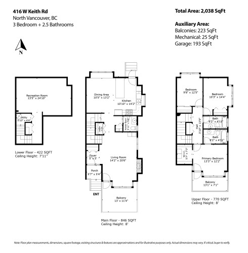 416 Keith Road W, North Vancouver, BC 